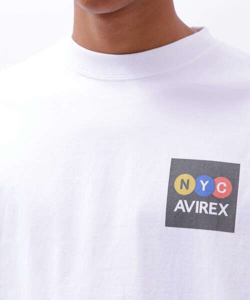 AVIREX（アヴィレックス）の「TRAIN GRAFFITI AVIREX T-SHIRT / トレイン グラフィティ アヴィレックス Tシャツ / AVIREX（Tシャツ/カットソー・メンズ・ブラック/ホワイト・MEDIUM/LARGE/X-LARGE/XX-LARGE）」の22枚目の写真