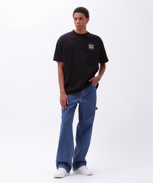 AVIREX（アヴィレックス）の「TRAIN GRAFFITI AVIREX T-SHIRT / トレイン グラフィティ アヴィレックス Tシャツ / AVIREX（Tシャツ/カットソー・メンズ・ブラック/ホワイト・MEDIUM/LARGE/X-LARGE/XX-LARGE）」の10枚目の写真