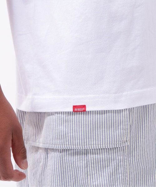 AVIREX（アヴィレックス）の「TRAIN GRAFFITI AVIREX T-SHIRT / トレイン グラフィティ アヴィレックス Tシャツ / AVIREX（Tシャツ/カットソー・メンズ・ブラック/ホワイト・MEDIUM/LARGE/X-LARGE/XX-LARGE）」の7枚目の写真