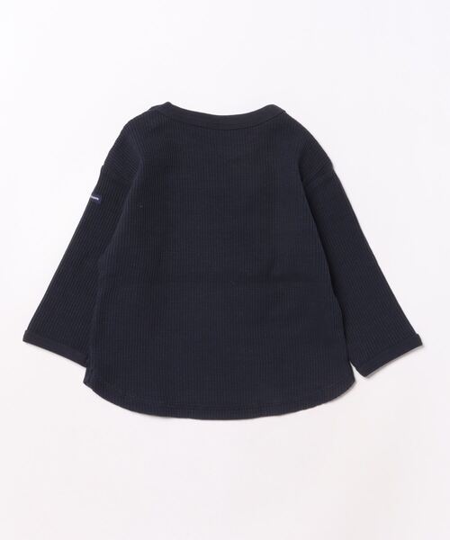 THE FLAT HEAD インディアン ワッフル 長袖 44 黒 美品 THE FLAT HEAD インディアン ワッフル 長袖 44 黒 美品