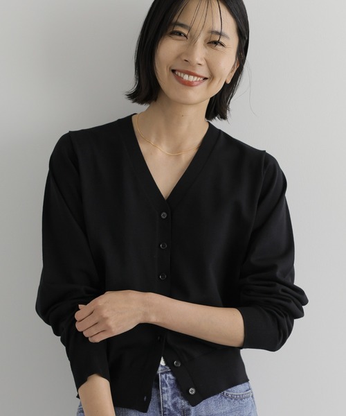 BARNYARDSTORM(バンヤードストーム)の「BARNYARDSTORM / ウエストシェイプニット(ニット/セーター・レディース・ピンク/ブラック/ホワイト・0/1)」の4枚目の写真