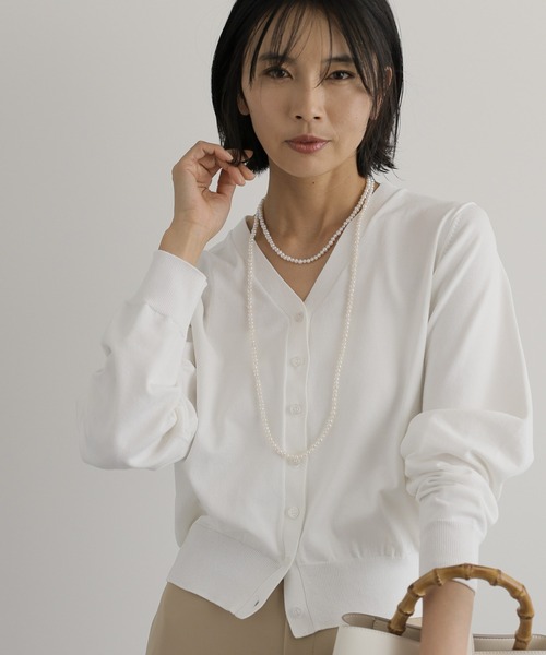 BARNYARDSTORM(バンヤードストーム)の「BARNYARDSTORM / ウエストシェイプニット(ニット/セーター・レディース・ピンク/ブラック/ホワイト・0/1)」の14枚目の写真