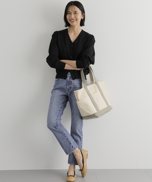 BARNYARDSTORM(バンヤードストーム)の「BARNYARDSTORM / ウエストシェイプニット(ニット/セーター・レディース・ピンク/ブラック/ホワイト・0/1)」の5枚目の写真