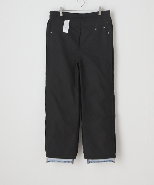 OPEN Yy(オープンワイワイ)の「【OPEN YY / オープンワイワイ】YY STICH FRONT JEAN COTTON PANTS(その他パンツ・レディース・ブラック・SMALL)」の17枚目の写真