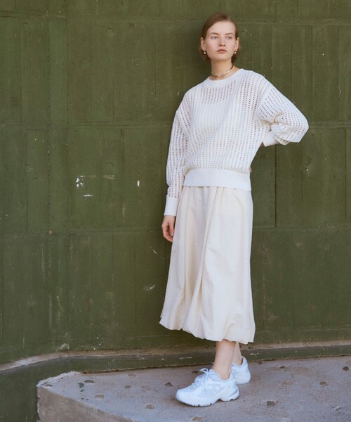 NEW BALANCE（ニューバランス）の「【別注】＜New Balance＞ML725 スニーカー 22.5cm~25cm（スニーカー・レディース・ホワイト・22.5cm/23cm/23.5cm/24cm/24.5cm/25cm）」の5枚目の写真