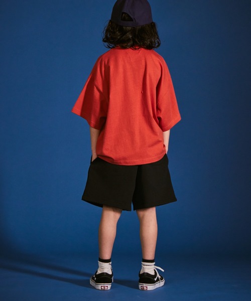 PAIRMANON STREET（ペアマノンストリート）の「【PAIRMANON STREET】裏毛 刺繍 ワッペン ショーツ ハーフ パンツ（その他パンツ・キッズ・ネイビー/ベージュ/レッド/グリーン/グレー/ブラック・100/130/90/120/140/150/110）」の9枚目の写真