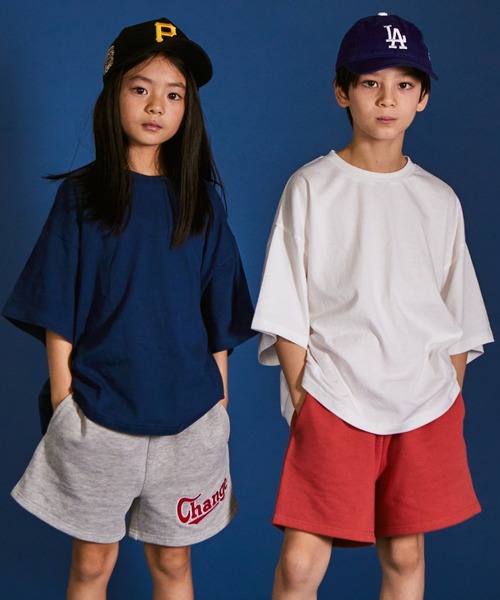 PAIRMANON STREET（ペアマノンストリート）の「【PAIRMANON STREET】裏毛 刺繍 ワッペン ショーツ ハーフ パンツ（その他パンツ・キッズ・ネイビー/ベージュ/レッド/グリーン/グレー/ブラック・100/130/90/120/140/150/110）」の15枚目の写真