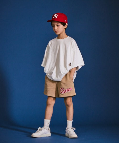 PAIRMANON STREET（ペアマノンストリート）の「【PAIRMANON STREET】裏毛 刺繍 ワッペン ショーツ ハーフ パンツ（その他パンツ・キッズ・ネイビー/ベージュ/レッド/グリーン/グレー/ブラック・100/130/90/120/140/150/110）」の21枚目の写真