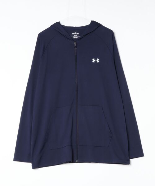 UNDER ARMOUR(アンダーアーマー)の「アンダーアーマー UAテック フルジップ フーディー(スウェット・メンズ・ネイビー/ブラック/グレー・S/M/L/LL/3L)」の1枚目の写真