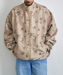 NO NEED（ノーニード）の「総柄ワイド トラックトップジャケット /セットアップ可能（ブルゾン）」