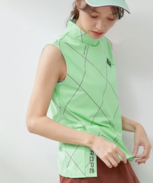 JUN&ROPE' | 【UV】BIGダイヤ柄スリットモックプルオーバー(Tシャツ/カットソー)