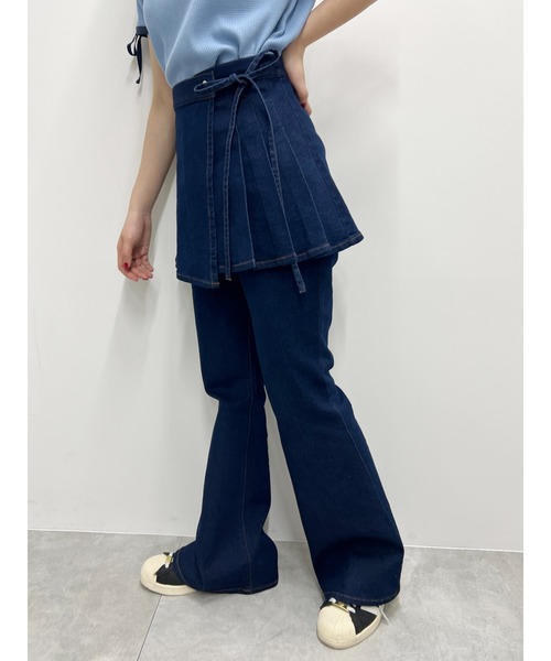 WC（ダブル シー）の「【 EC限定 】スカートSET 3WAYフレアデニム（デニムパンツ・レディース・ブルー系・FREE）」の15枚目の写真