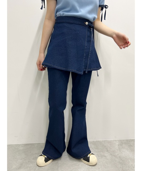 WC（ダブル シー）の「【 EC限定 】スカートSET 3WAYフレアデニム（デニムパンツ・レディース・ブルー系・FREE）」の17枚目の写真