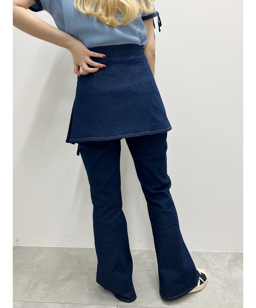 WC（ダブル シー）の「【 EC限定 】スカートSET 3WAYフレアデニム（デニムパンツ・レディース・ブルー系・FREE）」の20枚目の写真