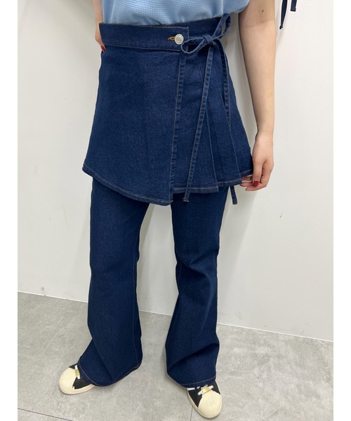 WC（ダブル シー）の「【 EC限定 】スカートSET 3WAYフレアデニム（デニムパンツ・レディース・ブルー系・FREE）」の21枚目の写真