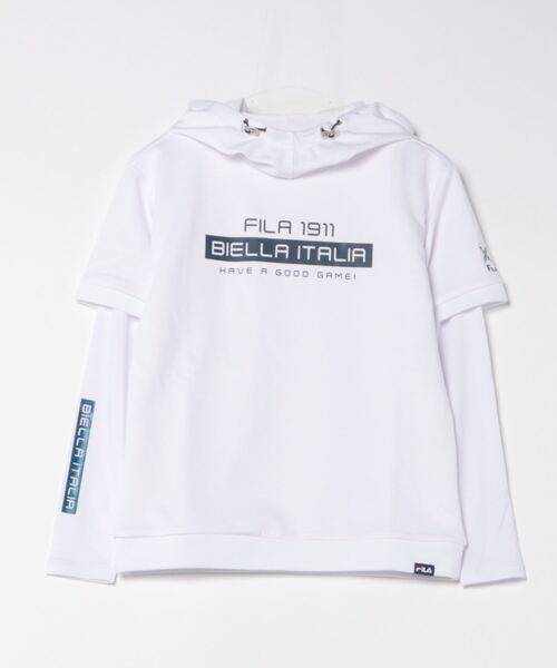 【セール】【FILA GOLF/フィラゴルフ】レディース半袖パーカー+インナーシャツセット（シャツ/ブラウス）｜FILA GOLF（フィラゴルフ ）