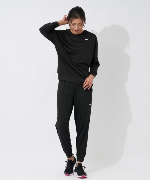 FILA（フィラ）の「【FILA/フィラ】レディース水陸両用フィットネスウェア　セット水着 ヨガウェア ピラティス トレーニングウェア（水着・レディース・ホワイト/ブラック/グレー/ダークパープル/ミント/ベージュ・LARGE/X-LARGE/XX-LARGE/SMALL/XXXX-LARGE/XXX-LARGE/MEDIUM）」の14枚目の写真