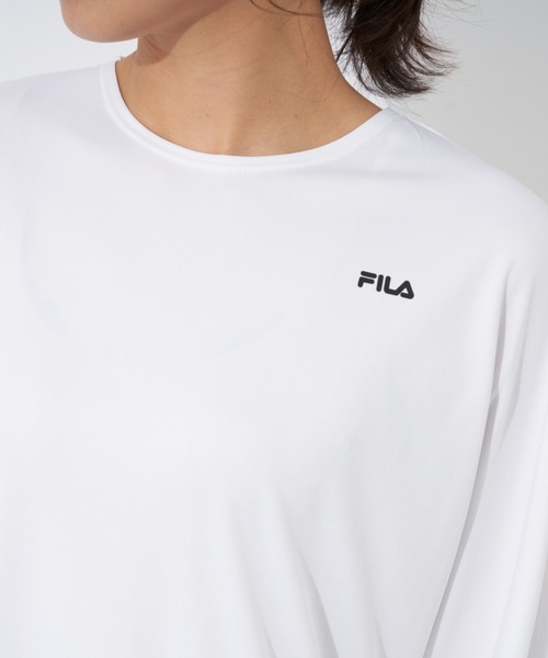 FILA（フィラ）の「【FILA/フィラ】レディース水陸両用フィットネスウェア　セット水着 ヨガウェア ピラティス トレーニングウェア（水着・レディース・ホワイト/ブラック/グレー/ダークパープル/ミント/ベージュ・LARGE/X-LARGE/XX-LARGE/SMALL/XXXX-LARGE/XXX-LARGE/MEDIUM）」の22枚目の写真