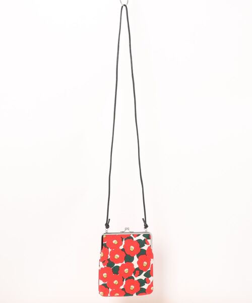 倭物やカヤ（ワモノヤカヤ）の「【倭物やカヤ】帆布堂 花衣がま口ショルダーバッグ（ショルダーバッグ・レディース・ピンク/オレンジ/レッド・FREE）」の3枚目の写真