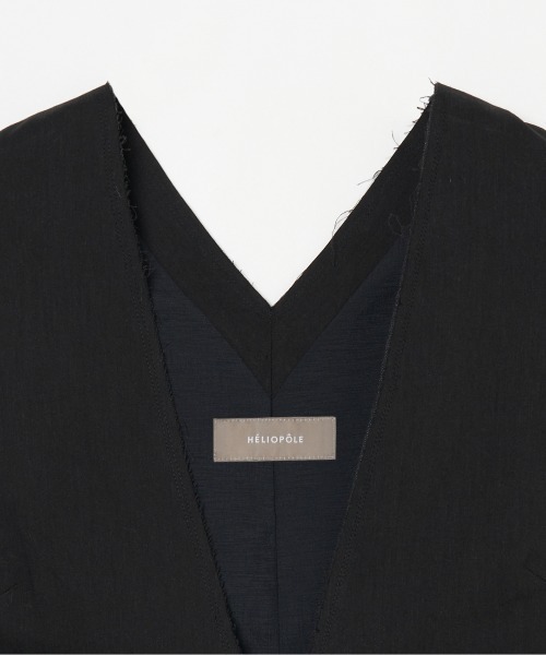 HELIOPOLE（エリオポール）の「DEEP V NECK DRESS（ワンピース・レディース・ブラック・38）」の4枚目の写真