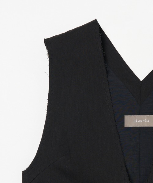 HELIOPOLE（エリオポール）の「DEEP V NECK DRESS（ワンピース・レディース・ブラック・38）」の5枚目の写真