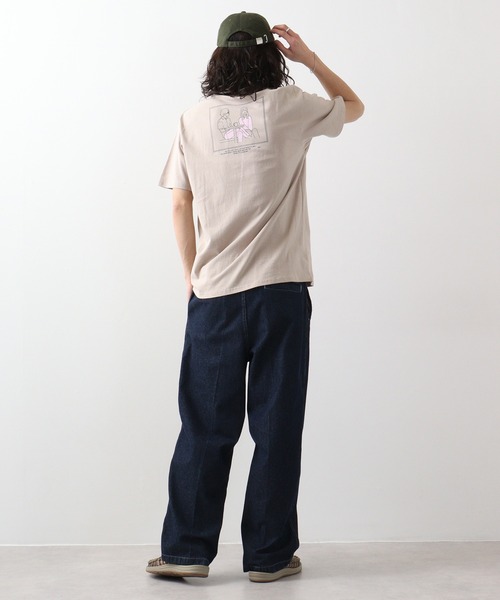 FUNALIVE(ファンアライブ)の「グラフィック系プリントT(Tシャツ/カットソー・メンズ・ブラック/ホワイト/ブルーグレー/ベージュ/ブラック系/ブラック系1/ベージュ系・L/XL)」の21枚目の写真