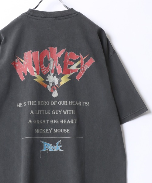 Disney(ディズニー)の「Disney/ディズニー ミッキーマウス ヴィランズ ピグメント ヴィンテージ加工 フロント バックプリント オーバーサイズ ロックバンド半袖Tシャツ レディース メンズ(Tシャツ/カットソー・レディース・ブラック系その他3/ブラック系その他5/ブラック系その他4/ブラック系その他6/ブラック系1/ブラック系/ブラック系その他2/ブラック系その他/スミクロ・M/L/LL)」の7枚目の写真