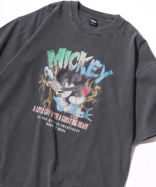 FRAMeWORK × ディズニー フレームワーク ミッキー ビッグ Tシャツ