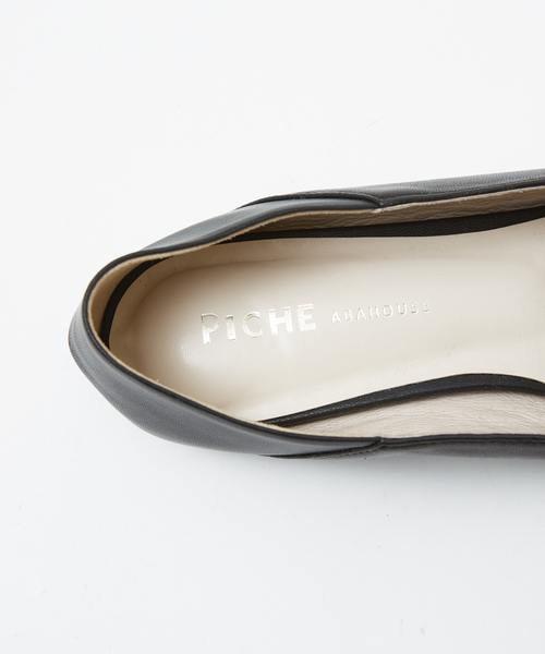 PICHE ABAHOUSE（ピシェ アバハウス）の「バブーシュビットモカスクエアローファー（ローファー・レディース・ブラック/オフホワイト/グレー/キャメル・38/39/36/37/35/34/40）」の16枚目の写真