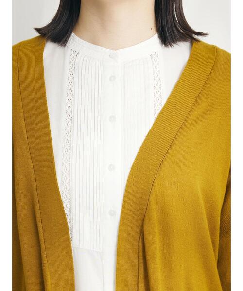 CRAFT STANDARD BOUTIQUE(クラフトスタンダードブティック)の「裾スリットロングニットカーディガン(カーディガン/ボレロ・レディース・マスタード/ブラック/カーキ/ホワイト系その他・FREE)」の13枚目の写真