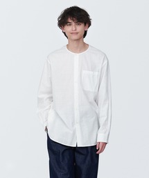 無印良品 | 紳士　インドの手紡ぎ手織りシャツ(シャツ/ブラウス)