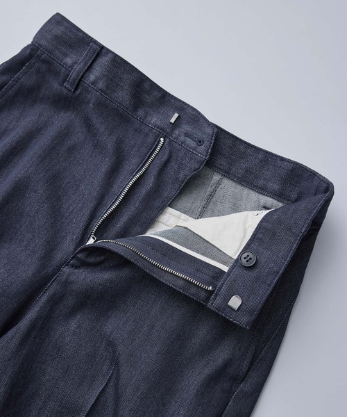 ROPE'（ロペ）の「シルクコットン デニムバギーパンツ（デニムパンツ・レディース・ネイビー・38/36）」の11枚目の写真