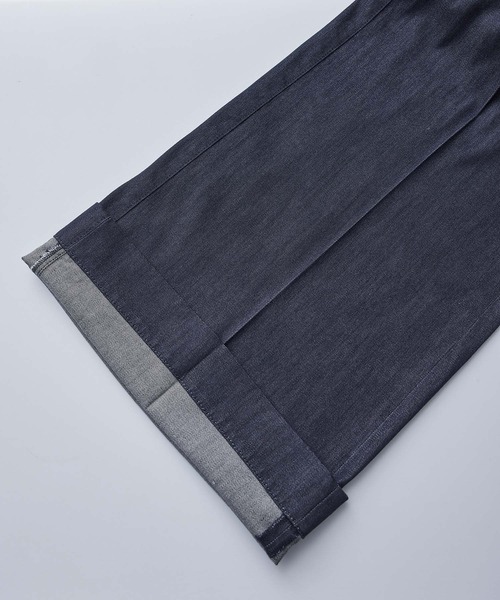 ROPE'（ロペ）の「シルクコットン デニムバギーパンツ（デニムパンツ・レディース・ネイビー・38/36）」の12枚目の写真