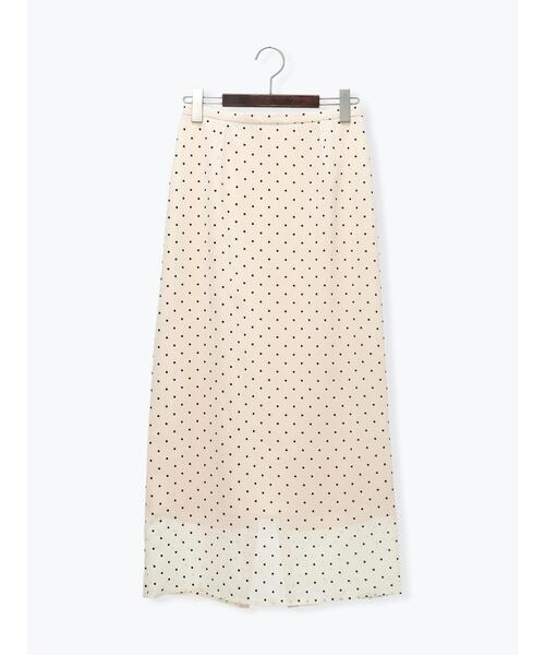 Te chichi（テチチ）の「シアードットIラインスカート（スカート・レディース・ベージュ/チャコールグレー・F）」の12枚目の写真