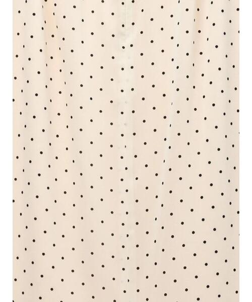 Te chichi（テチチ）の「シアードットIラインスカート（スカート・レディース・ベージュ/チャコールグレー・F）」の7枚目の写真