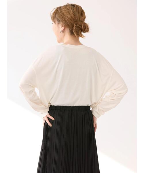 AMERICAN HOLIC（アメリカンホリック）の「SET　ベスト+ロゴカットプルオーバー（Tシャツ/カットソー・レディース・アイボリー/その他7・L/M）」の10枚目の写真