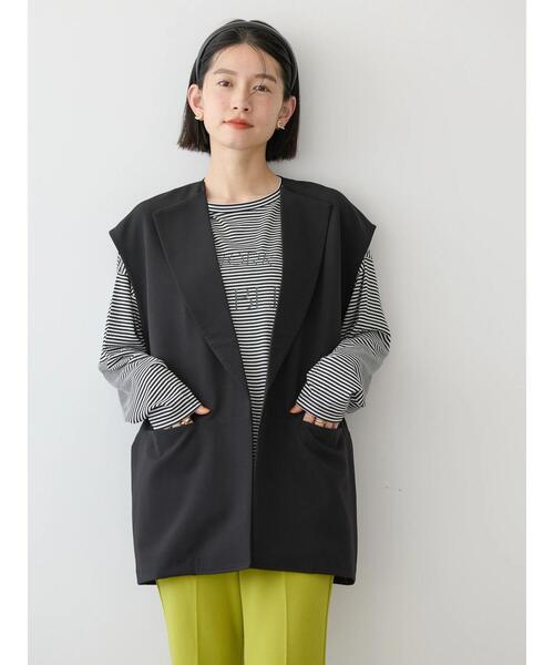 AMERICAN HOLIC（アメリカンホリック）の「SET　ベスト+ロゴカットプルオーバー（Tシャツ/カットソー・レディース・アイボリー/その他7・L/M）」の13枚目の写真