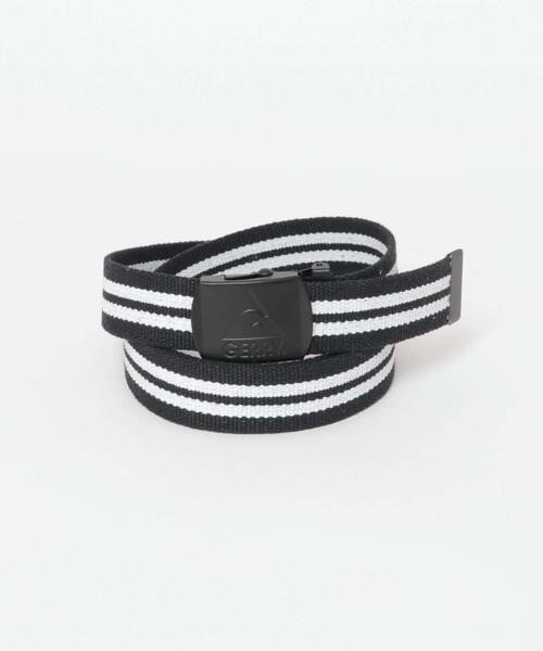 ITEMS URBANRESEARCH(アイテムズ アーバンリサーチ)の「GERRY Line Belt(ベルト・メンズ・レッド系その他/グリーン系その他/ブラック系その他/イエロー系その他・-)」の2枚目の写真