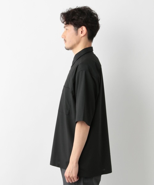 GLOBAL WORK(グローバルワーク)の「アーバンシャツAIR/5分袖/986848(シャツ/ブラウス・メンズ・ネイビー/ブラック/チャコールグレー/グレー系その他6・X-LARGE/LARGE/SMALL/MEDIUM)」の19枚目の写真