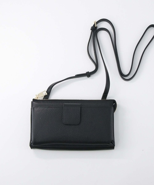 Gready Brilliant(グレディブリリアン)の「レザー横型ウォレット(財布・レディース・ブラック/アイボリー・FREE)」の1枚目の写真