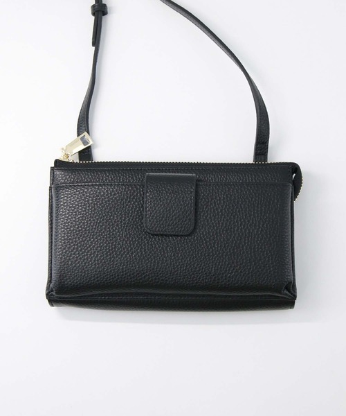 Gready Brilliant(グレディブリリアン)の「レザー横型ウォレット(財布・レディース・ブラック/アイボリー・FREE)」の3枚目の写真