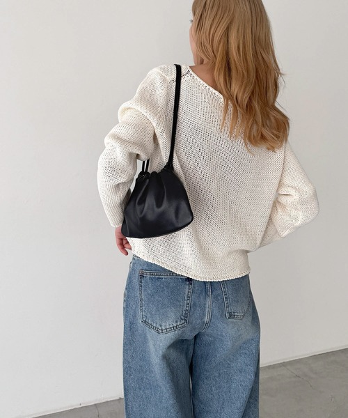 CANAL JEAN(キャナルジーン)の「El mar レザーミニショルダーバッグ(ショルダーバッグ・レディース・ブラック/ブラウン・ONE SIZE)」の10枚目の写真
