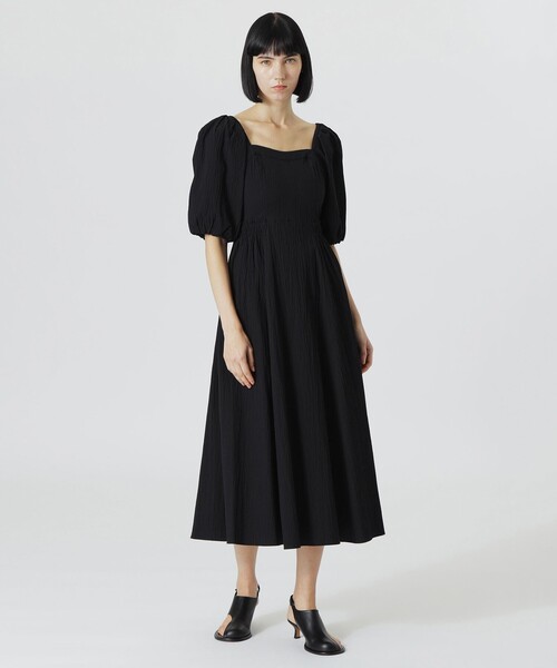 LOVELESS（ラブレス）の「【手洗い可】バルーンスリーブワンピース（ワンピース・レディース・オレンジ系その他3/ブラック/グリーン系その他3・34/36）」の4枚目の写真