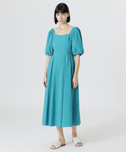 LOVELESS（ラブレス）の「【手洗い可】バルーンスリーブワンピース（ワンピース・レディース・オレンジ系その他3/ブラック/グリーン系その他3・34/36）」の5枚目の写真