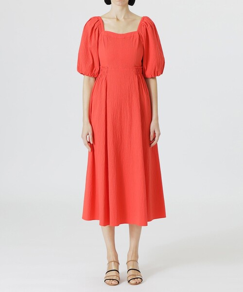 LOVELESS（ラブレス）の「【手洗い可】バルーンスリーブワンピース（ワンピース・レディース・オレンジ系その他3/ブラック/グリーン系その他3・34/36）」の7枚目の写真