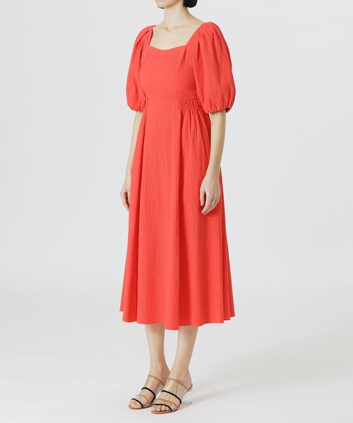 LOVELESS（ラブレス）の「【手洗い可】バルーンスリーブワンピース（ワンピース・レディース・オレンジ系その他3/ブラック/グリーン系その他3・34/36）」の8枚目の写真