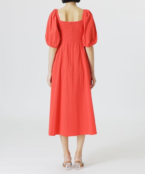 LOVELESS（ラブレス）の「【手洗い可】バルーンスリーブワンピース（ワンピース・レディース・オレンジ系その他3/ブラック/グリーン系その他3・34/36）」の9枚目の写真