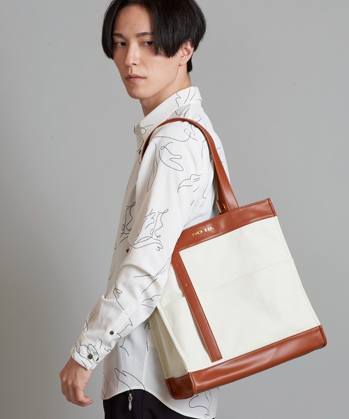 セール】【NO ID.】Canvas Tote Bag / キャンバス トート バッグ 