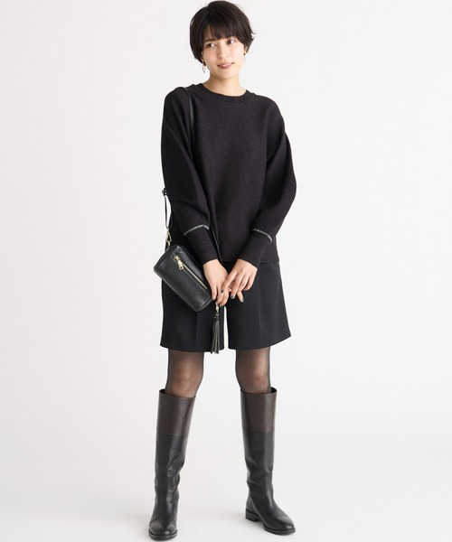 INED CLARO（イネドクラロ）の「バナナスリーブニット（ニット/セーター・レディース・レッド/アイボリー/ブラック・フリー）」の11枚目の写真