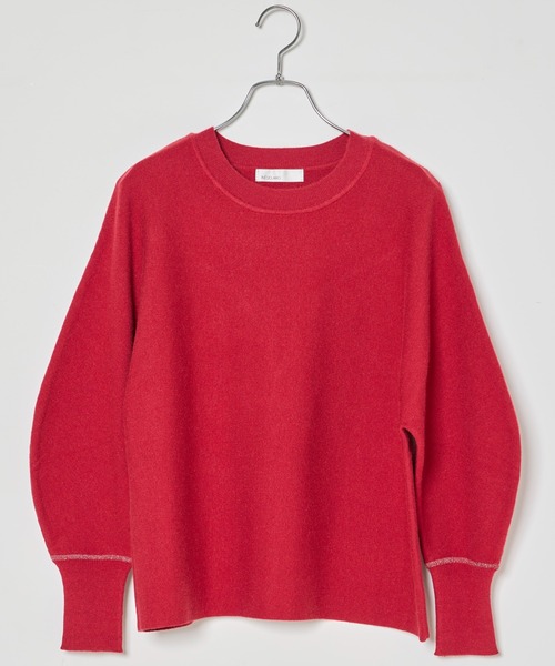 INED CLARO（イネドクラロ）の「バナナスリーブニット（ニット/セーター・レディース・レッド/アイボリー/ブラック・フリー）」の20枚目の写真